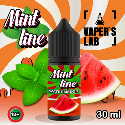 Фото солевая жидкость mint watermelon 30ml