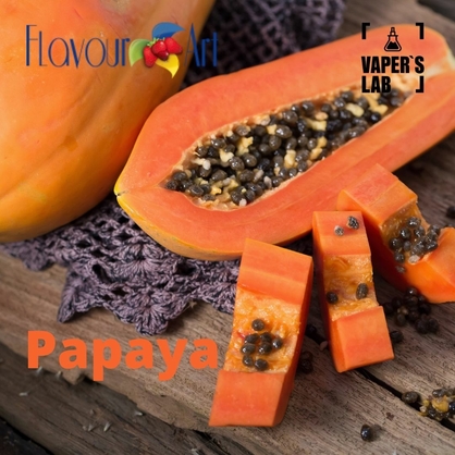 Фото, Відеоогляди на Аромки для вейпа FlavourArt Papaya Папайя