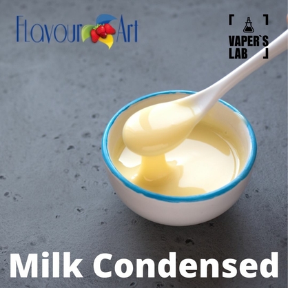 Фото на Ароматизатор для вейпа FlavourArt Milk Condensed Сгущенное молоко