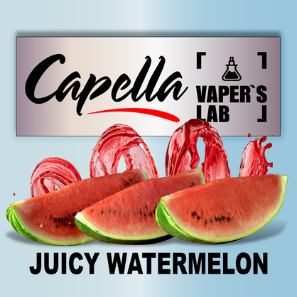 Фото на аромку Capella Juicy Watermelon Сочный арбуз