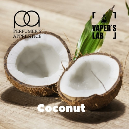 Фото, Видео, Aroma Фото, Видео, Компоненты для жидкостей Фото, Видео, Лучшие ароматизаторы для вейпа TPA "Coconut" (Кокос) 
