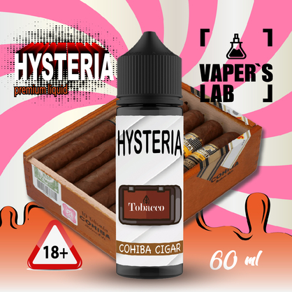 Фото купити рідину hysteria cohiba cigar 30 ml