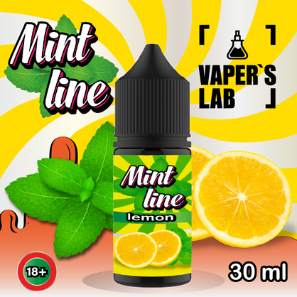 Фото солевая жидкость mint lemon 30ml