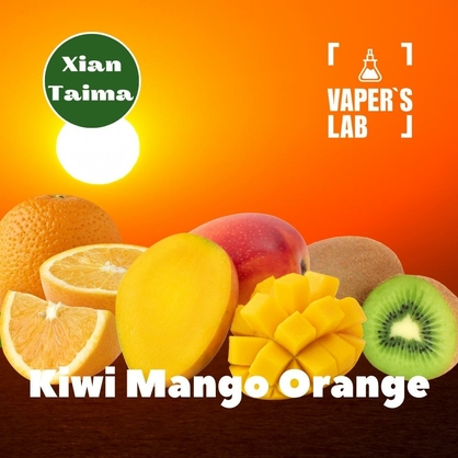 Фото, Видео, Арома для самозамеса Xi'an Taima "Kiwi Mango Orange" (Киви манго апельсин) 