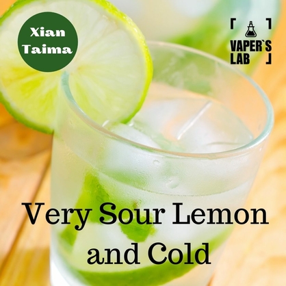 Фото, Відеоогляди на Аромки для самозамісу Xi'an Taima "Very Sour Lemon and Cold" (Дуже кислий і холодний лимон) 