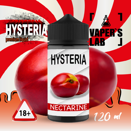 Фото жижа для вейпа 30 грн hysteria nectarine 100 ml