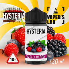 Рідина для електронних сигарет без нікотину Hysteria Wild berry 100 ml