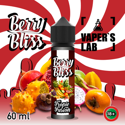 Фото жижи для вейпа berry bliss tropic fusion 60 мл (тропические фрукты)