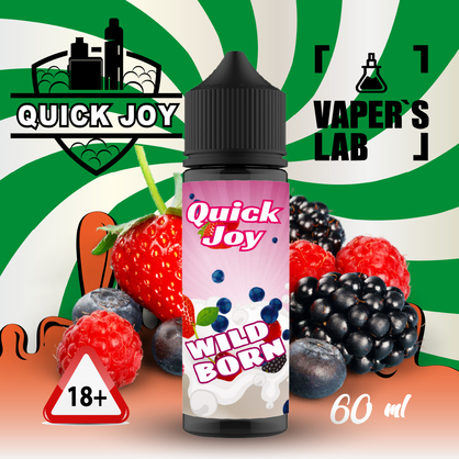 Фото жижа для вейпа quick joy wild born 60ml