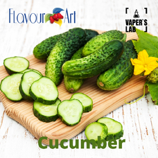 Натуральные ароматизаторы для вейпов FlavourArt Cucumber Огурец