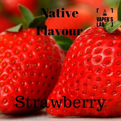 Фото купить заправку для вейпа native flavour strawberry 120 ml