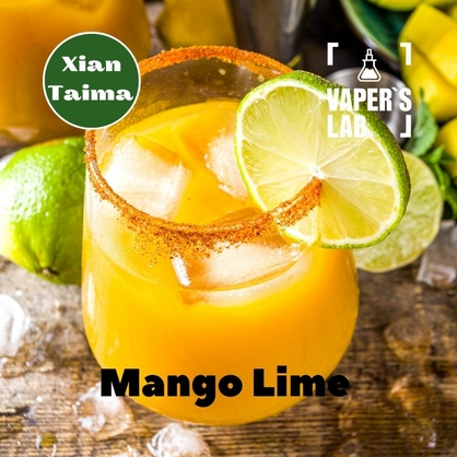 Фото, Видео, Натуральные ароматизаторы для вейпа  Xi'an Taima "Mango Lime" (Манго лайм) 
