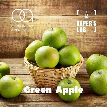Фото, Видео, Натуральные ароматизаторы для вейпов TPA "Green Apple" (Зеленое яблоко) 