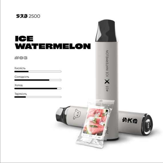 Відгуки на Електронні одноразові сигарети Ice watermelon (крижаний кавун) 