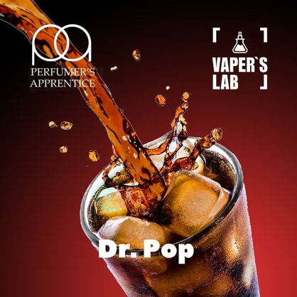 Фото, Відеоогляди на Преміум ароматизатор для електронних сигарет TPA "Dr. Pop" (Напій кола) 