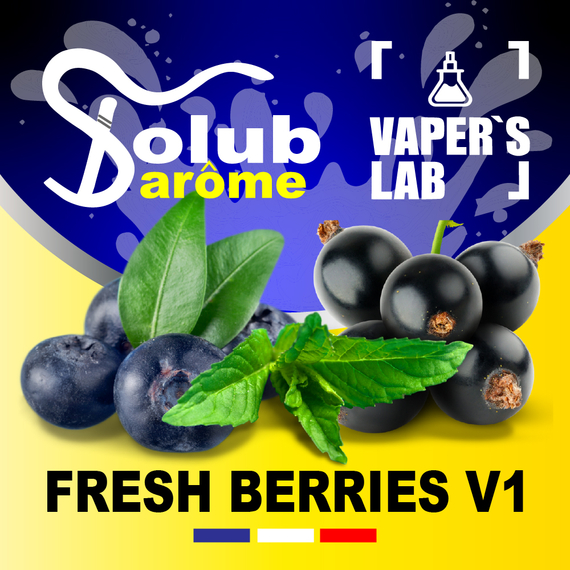 Отзывы на Премиум ароматизатор для электронных сигарет Solub Arome "Fresh Berries v1" (Черника смородина мята ментол) 