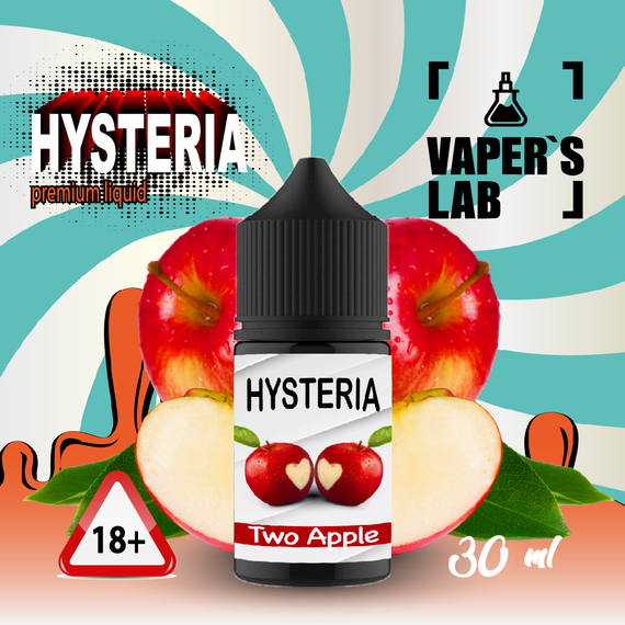 Відгуки Сольова заправка Hysteria Salt "Two Apple" 30 ml 