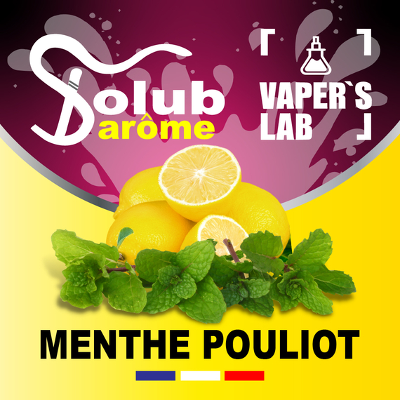 Відгуки на ароматизатор для самозамісу Solub Arome "Menthe pouliot" (Лимон та м'ята) 