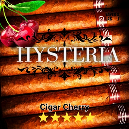 Фото заправки для вейпа hysteria cigar cherry 60 ml
