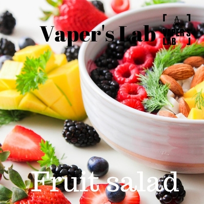 Фото жижа для електронних сигарет vapers lab fruit salad 120 ml