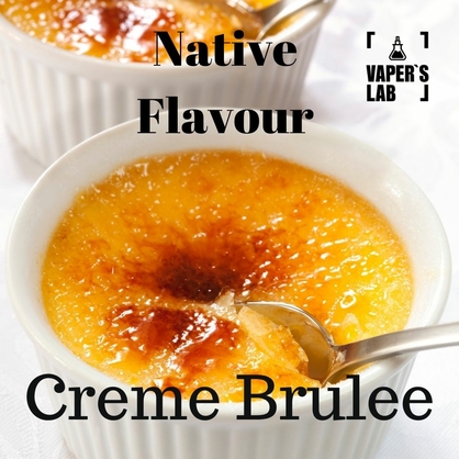 Фото заправки для вейпа native flavour creme brulee 120 ml