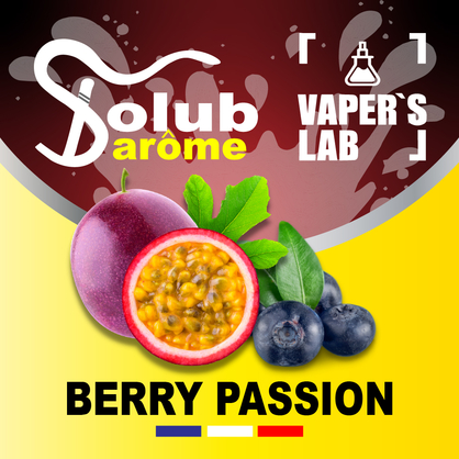 Фото, Відеоогляди на Арома для самозамісу Solub Arome "Berry Passion" (Чорниця та маракуйя) 