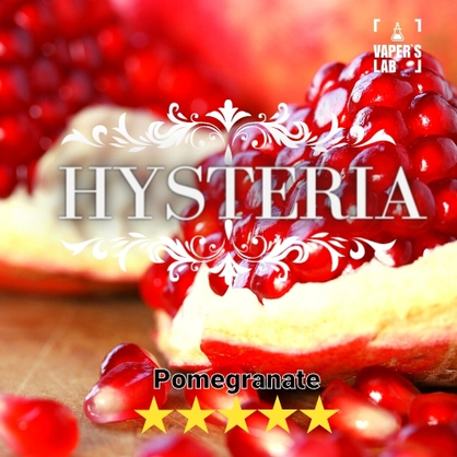 Фото, Відео на Жижи для вейпа Hysteria Pomegranate 30 ml