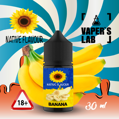 Фото жидкость для под систем native flavour banana 30 ml
