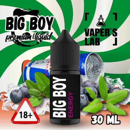 Фото Купити жижу для POD систем BIG BOY Salt Energy berry mix 30