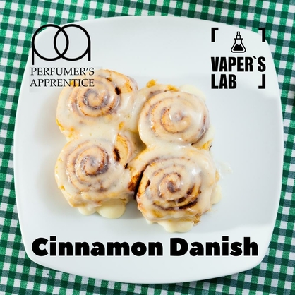 Фото, Видео, Натуральные ароматизаторы для вейпа  TPA "Cinnamon Danish" (Булочка с корицей) 