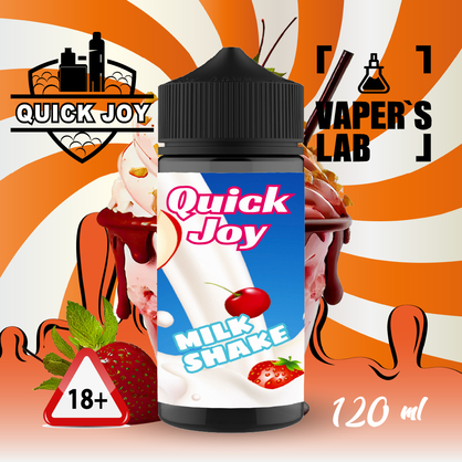 Фото, Відео на Жижи для вейпа Quick Joy Milk shake 120ml