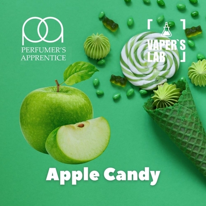 Фото, Видео, ароматизатор для самозамеса TPA "Apple Candy" (Яблочная конфета) 