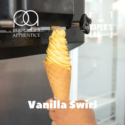 Фото, Видео, Пищевой ароматизатор для вейпа TPA "Vanilla Swirl" (Ванильный рожок) 