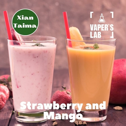 Фото, Видео, Арома для самозамеса Xi'an Taima "Strawberry and Mango" (Клубника манго) 