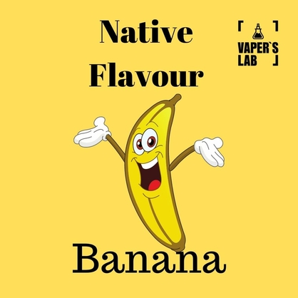 Фото кращі рідини для паріння native flavour banana 15 ml