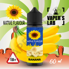 Кращі рідини для паріння Native Flavour Banana 60 ml