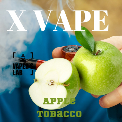 Фото рідина для електронних сигарет з нікотином. xvape apple tobacco 120 мл