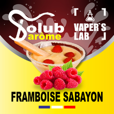 Натуральные ароматизаторы для вейпа  Solub Arome Framboise sabayon Малина с десертом