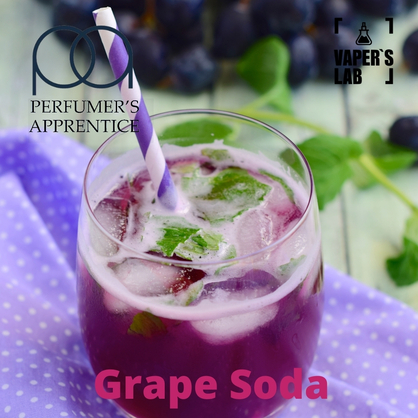 Фото, Відеоогляди на Аромки для вейпів TPA "Grape Soda" (Виноградний лимонад) 