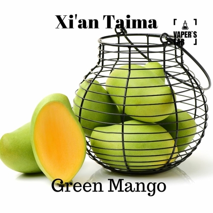 Фото, Відеоогляди на ароматизатор електронних сигарет Xi'an Taima "Green Mango" (Зелений манго) 