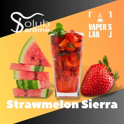 Фото, Відеоогляди на Ароматизатор для жижи Solub Arome "Strawmelon Sierra" (Коктейль з кавуном та полуницею) 