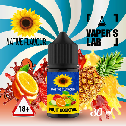 Фото жидкость для под систем native flavour fruit cocktail 30 ml