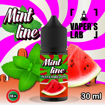 Фото сольова жижа top mint watermelon 30ml