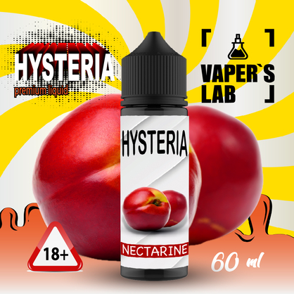 Фото жижа для електронних сигарет hysteria nectarine 30 ml