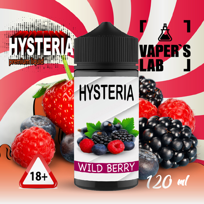 Фото заправка для вейпа купить hysteria wild berry 100 ml