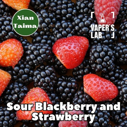 Фото, Видео, Ароматизаторы вкуса Xi'an Taima "Sour Blackberry and Strawberry" (Кислая ежевика и клубника) 