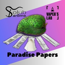 Купить ароматизатор для самозамеса Solub Arome Paradise papers Жвачка с гуанабаной