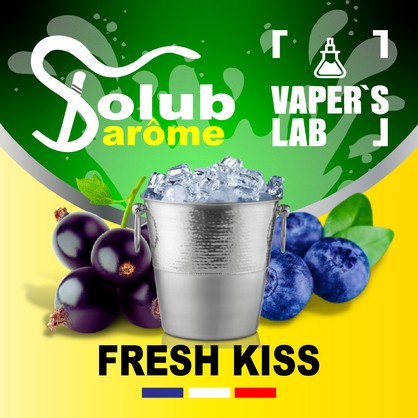 Фото, Відеоогляди на Ароматизатори для рідини вейпів Solub Arome "Fresh Kiss" (Чорниця смородина зі свіжістю) 