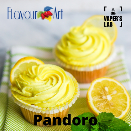 Фото на Аромку для вейпа FlavourArt Pandoro Лимонный кекс