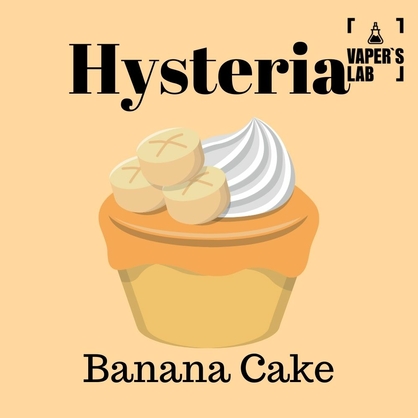 Фото заправка для вейпа hysteria banana cake 100 ml